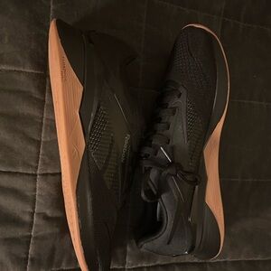 Reebok Black and Tan Athletic Shoes